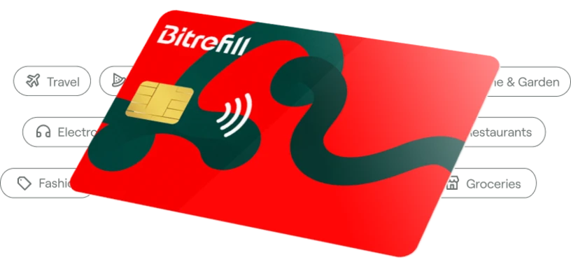 Get Your Bitrefill Card And Pay Anywhere - Bitrefill