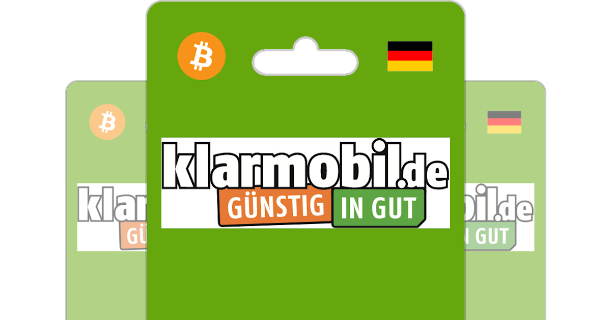 - Crypto Klarmobil Top Up ETH Bitrefill or Prepaid Bitcoin, with PIN