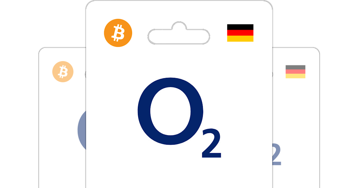 O2 PIN Prepaid Top Up Crypto Bitcoin, Bitrefill with ETH - or