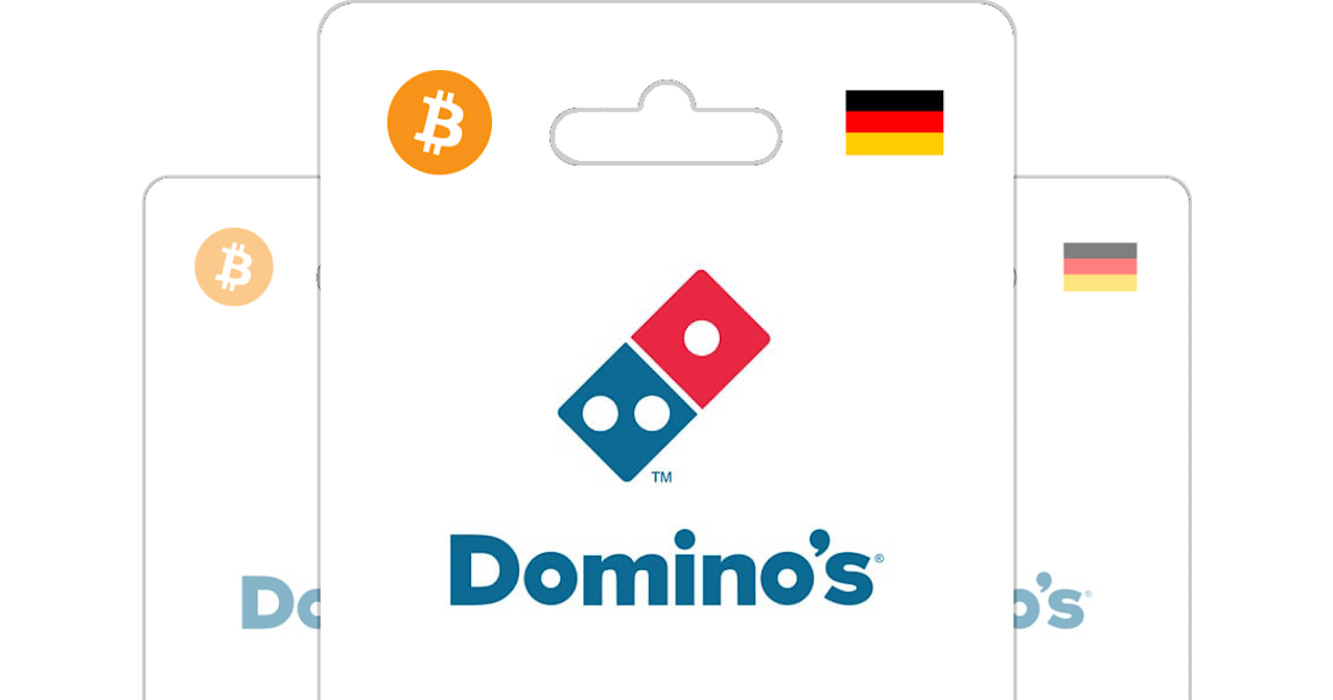 buy dominos with bitcoin