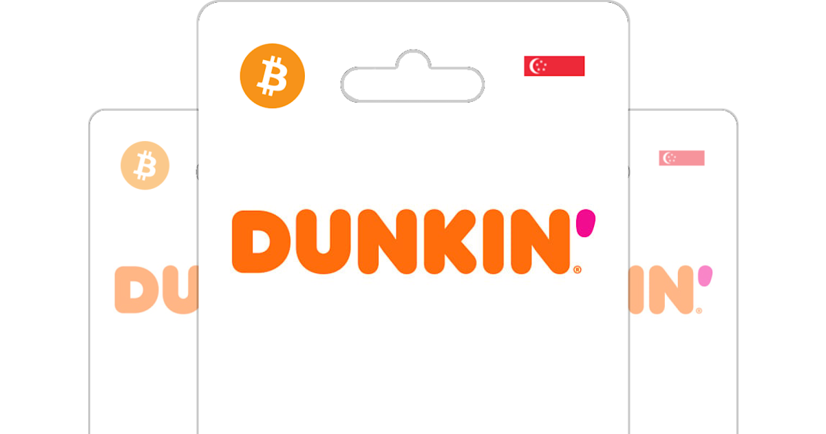 sell dunkin donuts gift card for bitcoin