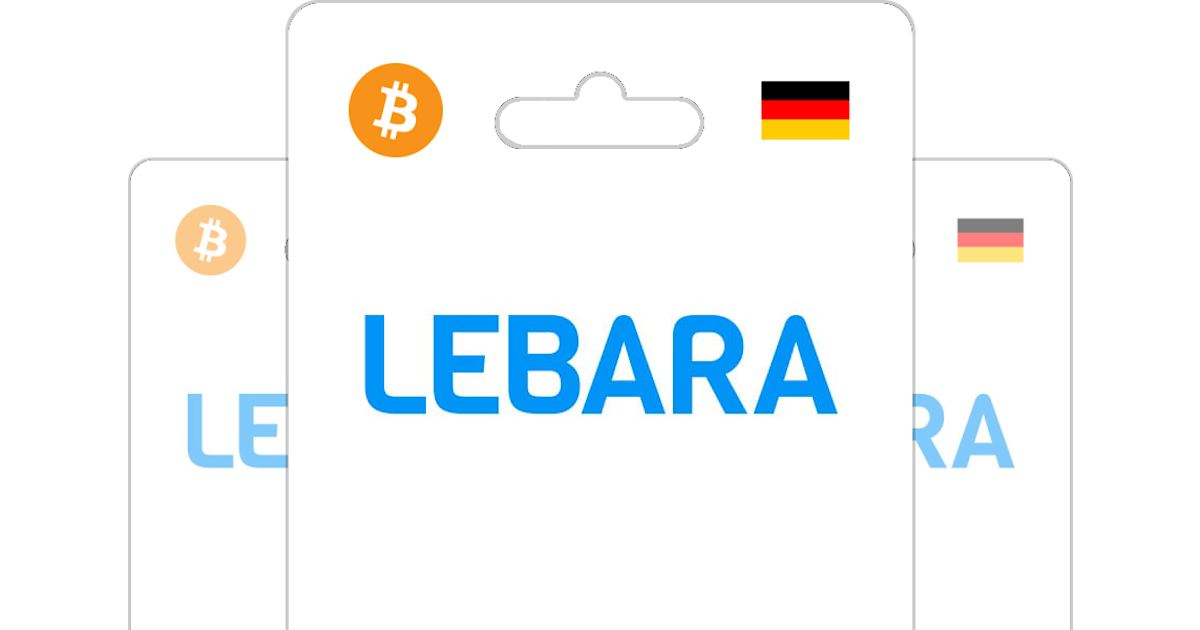 with Bitcoin, Crypto Top or Prepaid Up - PIN Lebara Bitrefill ETH