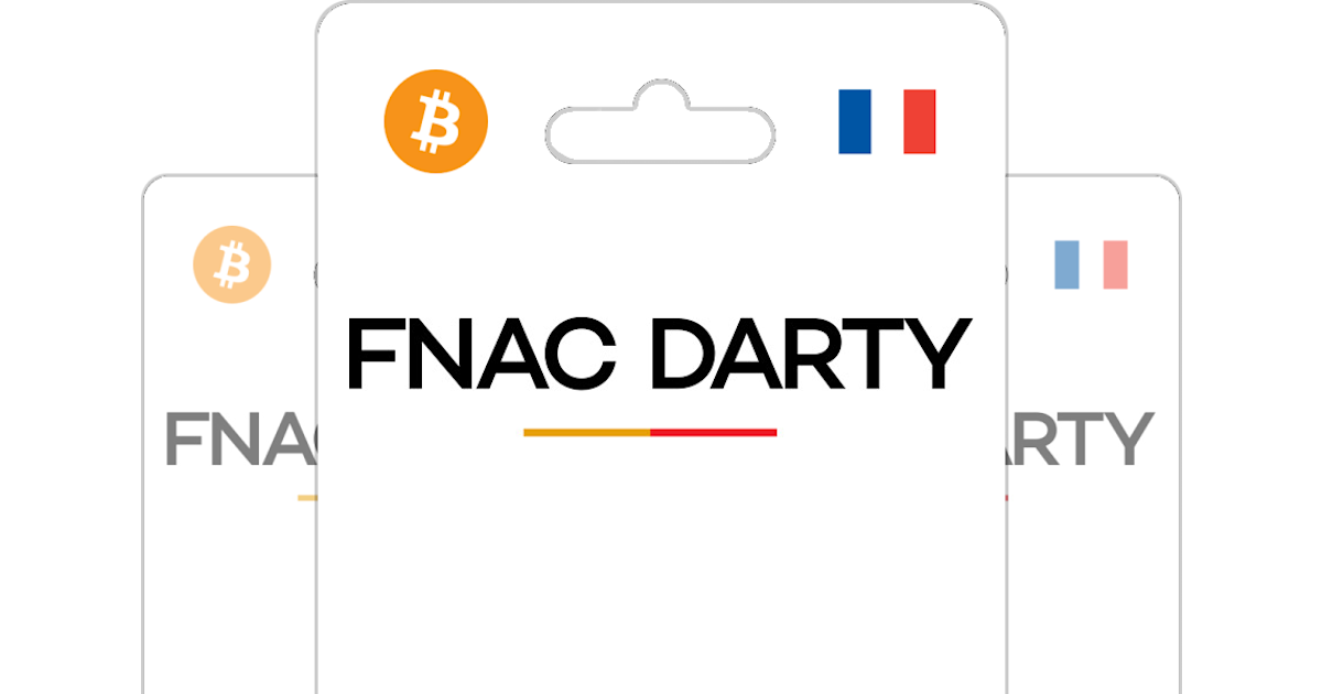 e-Carte Cadeau Fnac-Darty (100€) à vendre pour seulement 95 € sur  SleepingMoney