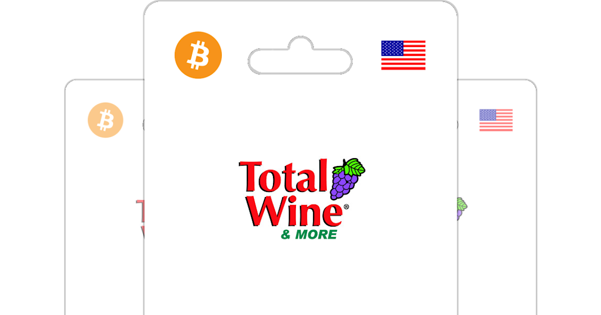 Buy Total Wine Gift Card with Bitcoin, ETH, USDT or Crypto Bitrefill