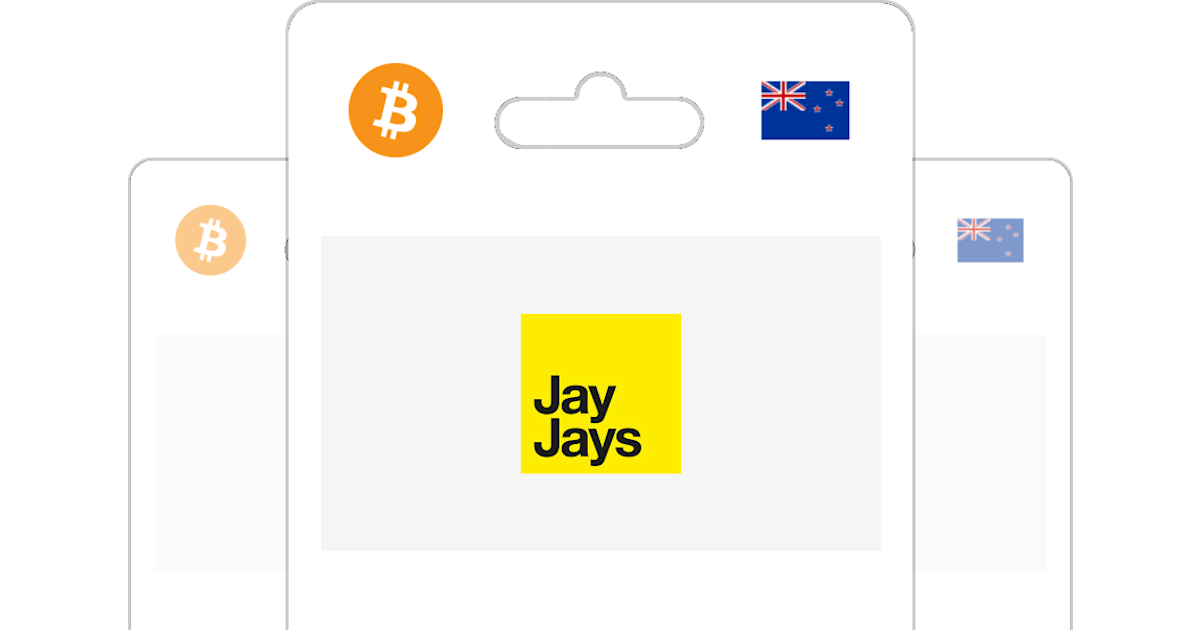 Gift Card: Gift card (JayJays, New ZealandCol:NZ-CJay-001