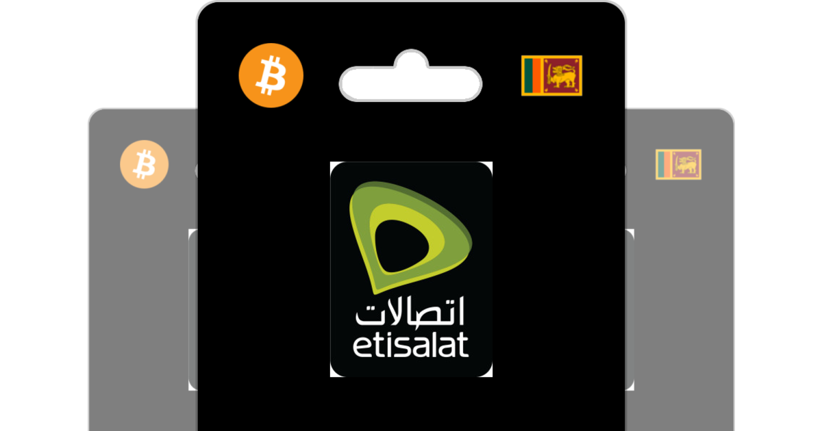 Etisalat Prepaid Top Up With Bitcoin Or Altcoins - 