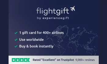 Flightgift CAD 기프트 카드