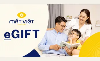Thẻ quà tặng Mắt Việt