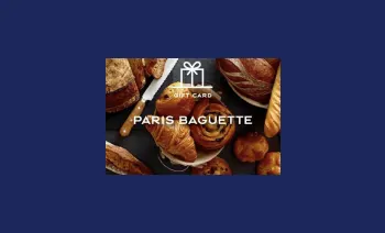 Paris Baguette 기프트 카드